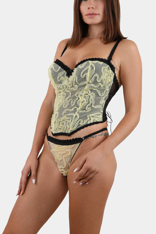 CORSET - BON PARIS - YELLOW