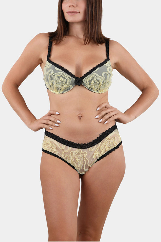PUSH-UP BRA - BON PARIS - YELLOW