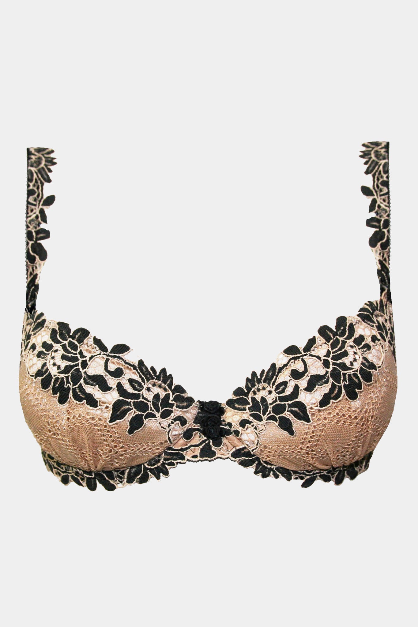 PUSH-UP BRA - DANIELLA - COFFEE BLACK