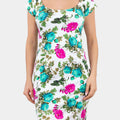 Rosalinda - Dress made of soft touch printed fabric