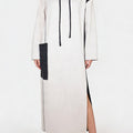 Hoody - Beige/Grey - Cotton Dress