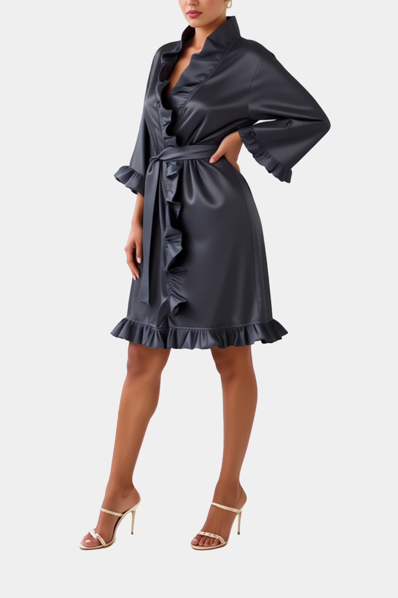 LUISA - KIMONO - GREY