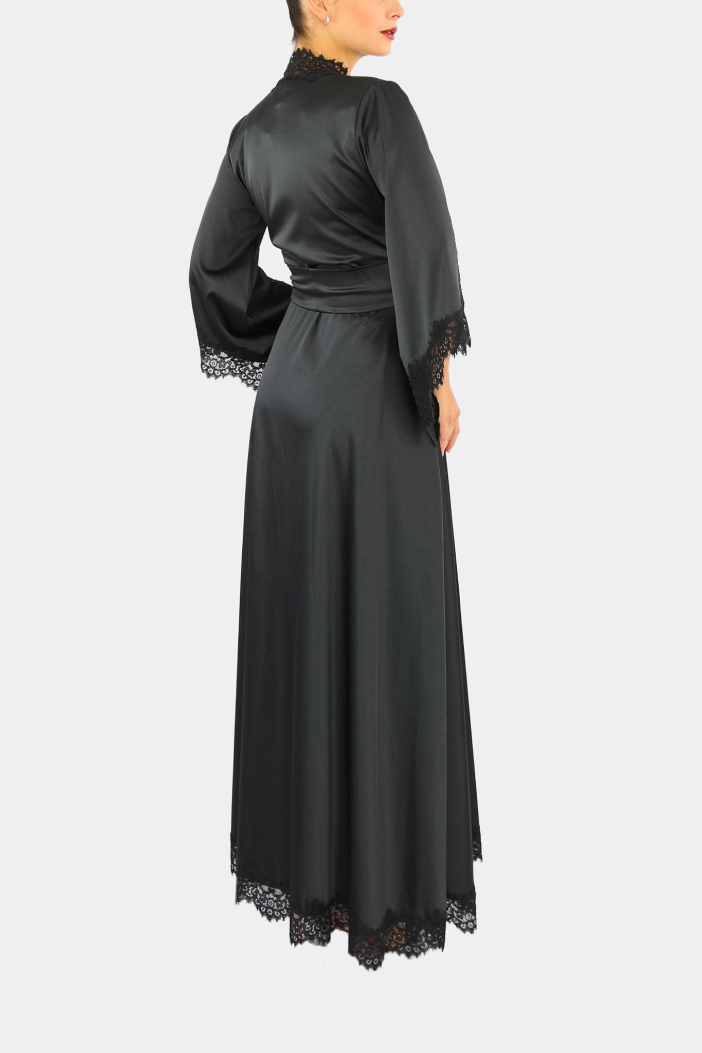 KIMONO LONG - MILADY - BLACK