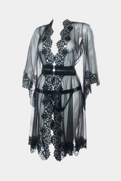 KIMONO SHORT - MILADY - BLACK