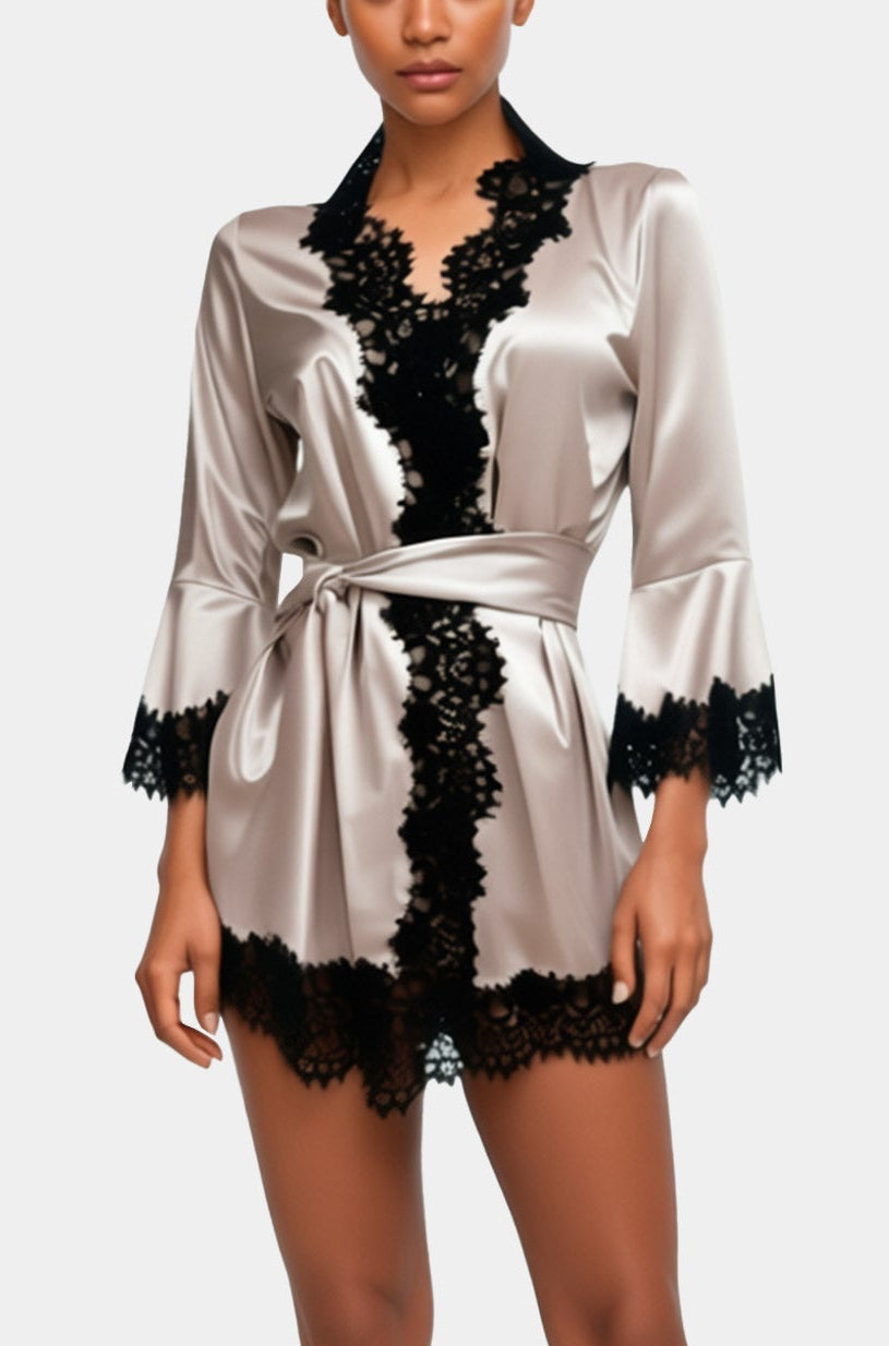 MILADY - KAFIJA/MELNS - KIMONO 