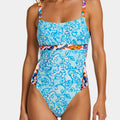Ocean Blue - Print - One-Piece Swimsuit