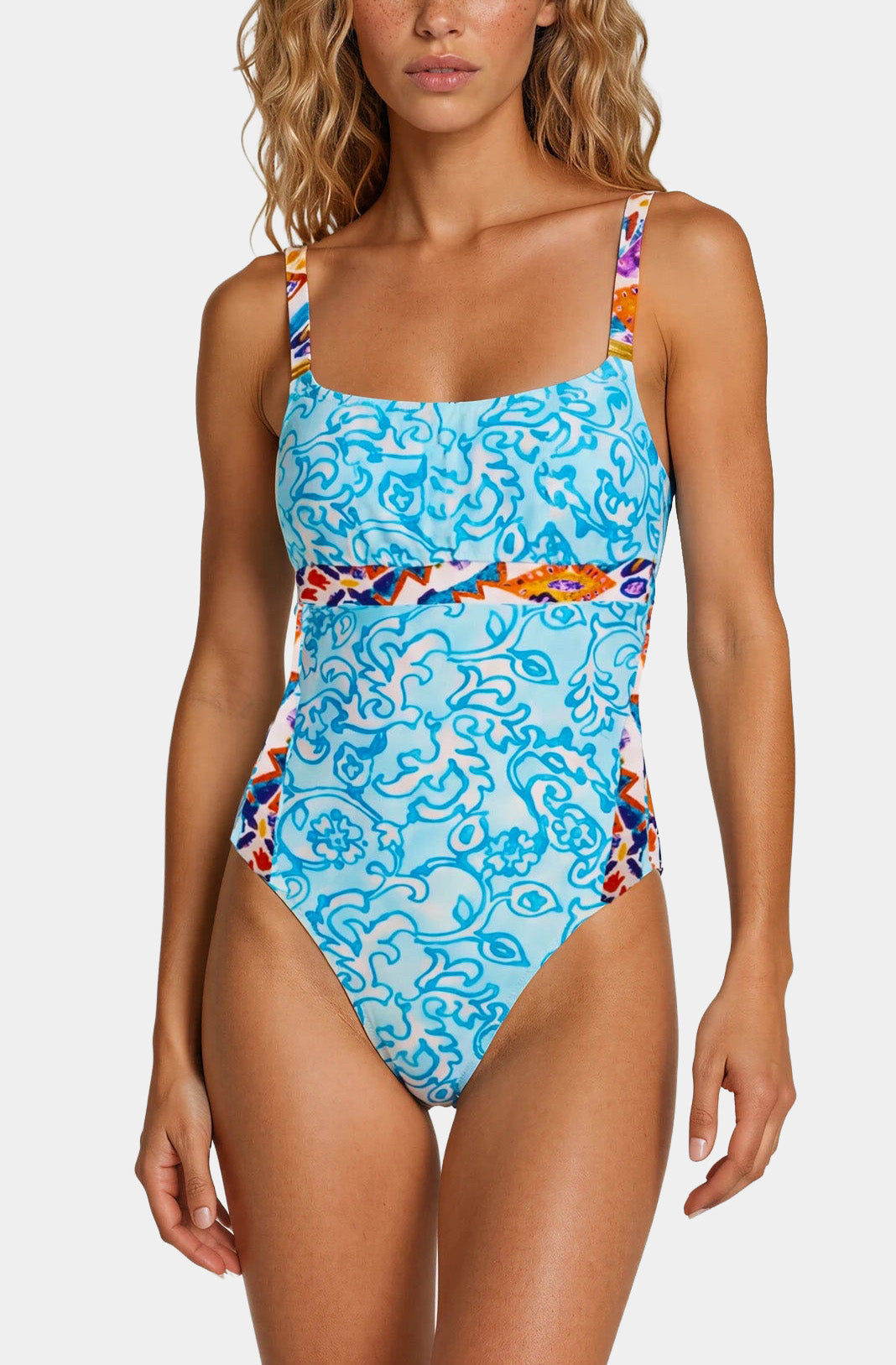 Ocean Blue - Print - One-Piece Swimsuit