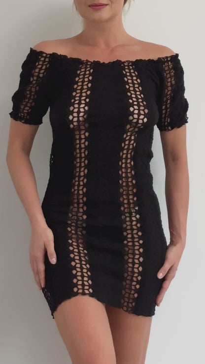 TUNIC - UNDINA - BLACK