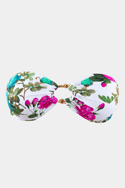 BALCONETTE BRA SWIM - ROSALINDA - WHITE PRINT