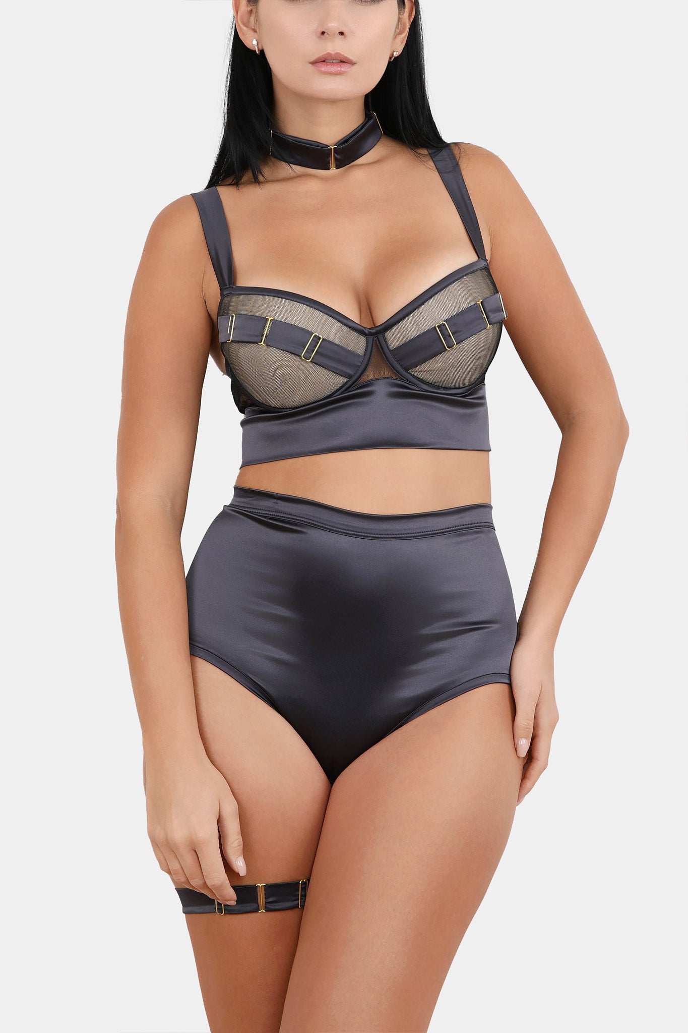 ROYAL SAPPHIRE - GREY - BRA PUSH-UP