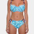 Ocean Blue – Print  –  Bikini bra with semi-padded cups