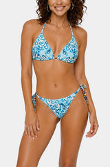 Ocean Blue – Print  – Треугольный верх купальника со съёмными вкладышами