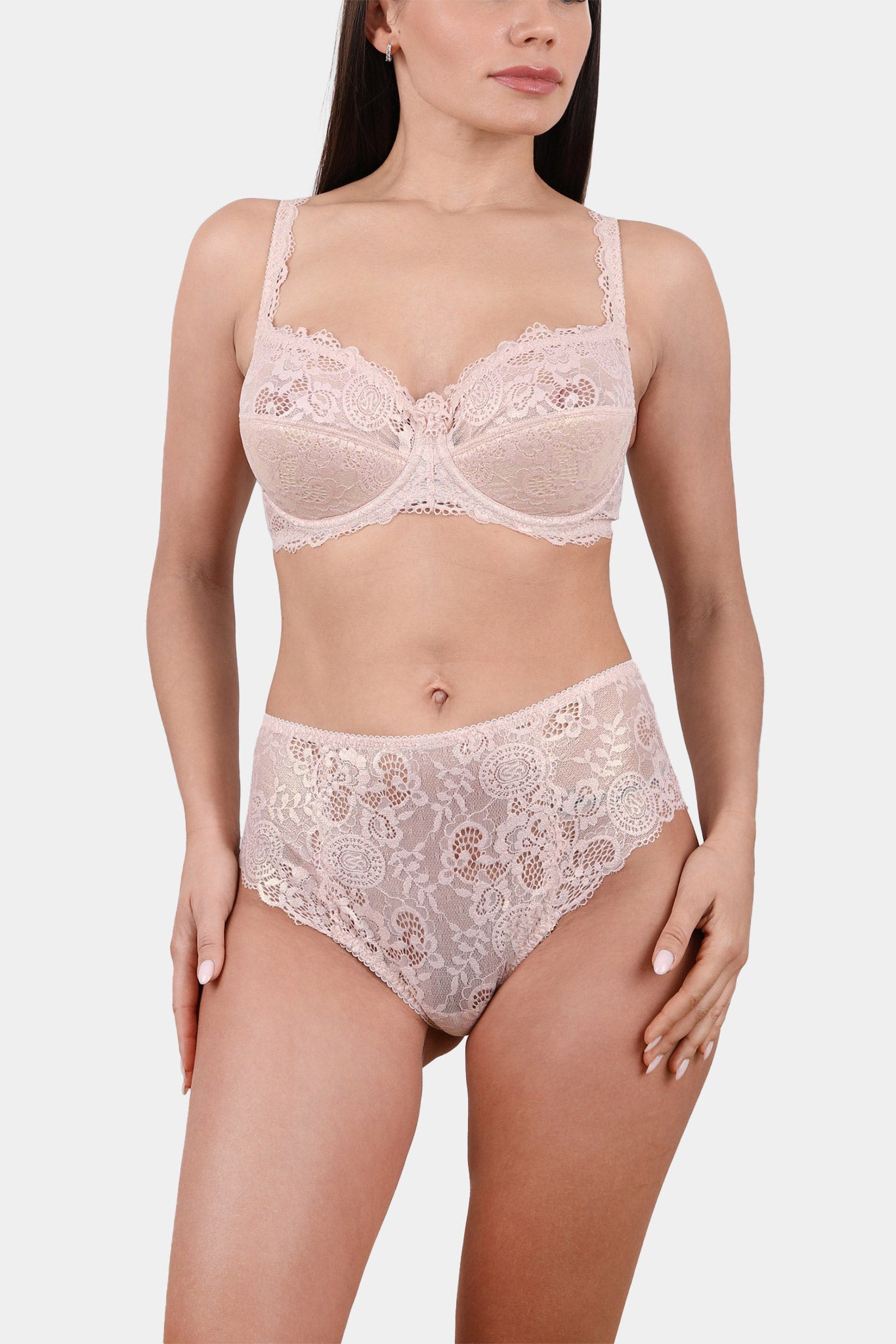 Viola - Peony -  High-waisted classic panties